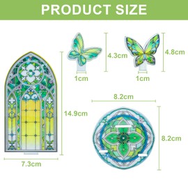 letuxaamz Place Card Holder, Acrylic Card Stand, Clear Card Holder for Board Games, Trading Cards, DND, Spirit Island, Tabletop Accessories, Playing Card Holder, Photo Stand, Practical for Parties