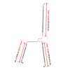 Mofun 66.75" Stainless Steel Hydraulic Front Brake Line Kit Non-ABS