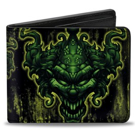 Buckle-Down PU Bifold Wallet - TJ-Evil Clown