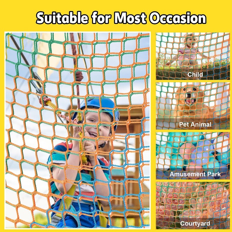 LPIW Climbing Net for Kids - 9.9FT x 6.6FT Double