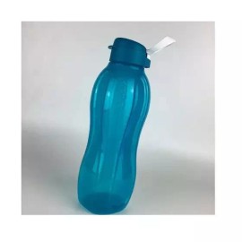 Tupperware NEW Tupperware Large eco water bottle sheer peacock blue 1.5L  with flip lid FrS