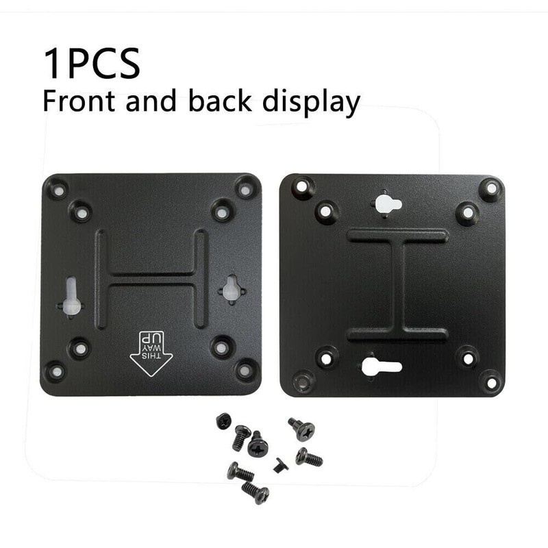 HSSDTECH Intel NUC VESA Adapter Mount Bracket with 8pcs Screws