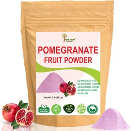Indus Farms Superfoods Pomegranate Fruit Powder, Perfect for Antioxidant Smoothies, Baking Goods, Pre & Post Workout Supplements, Tarts, Teas, Sauces, Seasoning, Skin-Care, GMO-Free | 2 LB