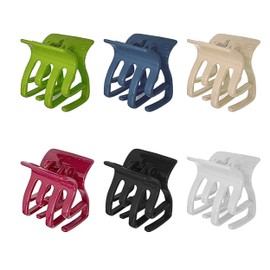 Brautperlen-Haarspangen für Damen, 12 Stück, Kunststoff, Mini-Klauen-Haarspangen, elegant, geometrisch, hübsche Haarspangen, Mädchen, einfache 6-teilige Haar-Accessoires für Mädchen, Frauen, Kinder,