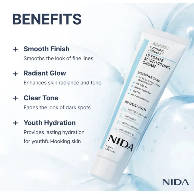 Kit Facial Nida Original Pdrn Serum+eye Cream+cream 3pzs
