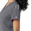 Carhartt Women's Knit Panel Scrub Top, Pewter