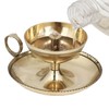 NKlaus Ghee Lamp Oil Lamp with Wick Handmade Brass House