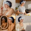 LumeSilk 100% Mulberry Silk Hair Bonnet, Double-Layered Silk Hair Bonnet,