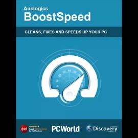 Auslogics BoostSpeed 14 Pro optimize your system, boost PC 1 year 3 PC License