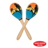 Beistle Tropical Fun Party Maracas (2/Pkg), 8 Inches, Multicolor