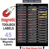 Magnetic Toolbox Labels Plus Socket Labels Master Set for Metric