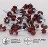 SKIR'CO (Pack of 50) Roofing Bolts, Hex Head 4.8 x