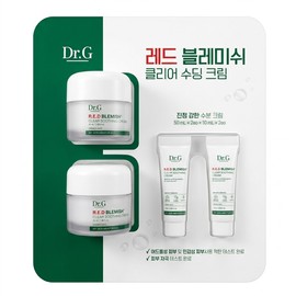 Dr.G Red Blemish Clear Soothing Cream 50ml x 2 + 10ml x 2 each / 닥터지 레드 블레미쉬 클리어 수딩 크림 50ml x 2개 + 10ml x 2개 1개