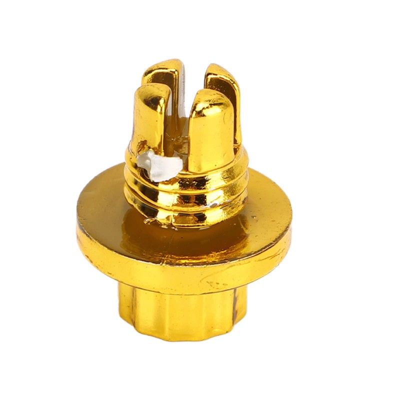 KIMISS Wheel Rivets, Pack of 25 Rim Rivets Gold ABS