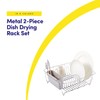 Dish Drying Rack & Cutlery Holder 2 Piece Set -
