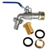 Tank Fitting + Tap 19 mm Barrel Fitting 3/4 Inch