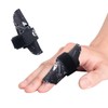Kuangmi Finger Sleeve Support Protector and Injury During Sports (Black