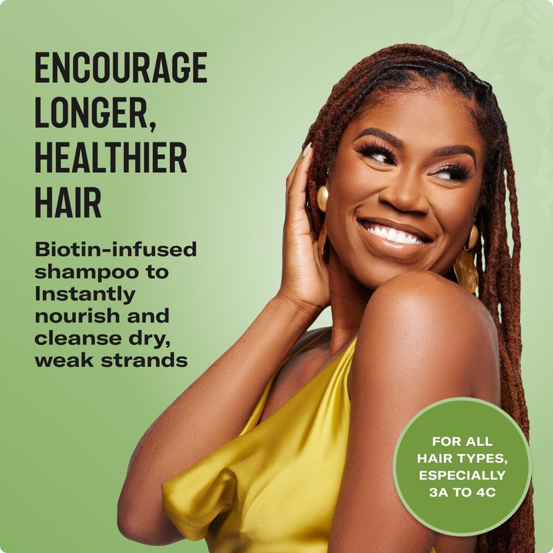 Mielle Organics Rosemary Mint Hair Strengthening Biotin Shampoo - Moisturizing