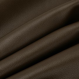 PATIKIL 54x19.7x0.05 Inch Faux Leather Sheets, Soft Colored Faux PU Leather Sheets Repair Fabric Patch for Book Binding, Repairing, Crafting, Sewing, Dark Coffee Color