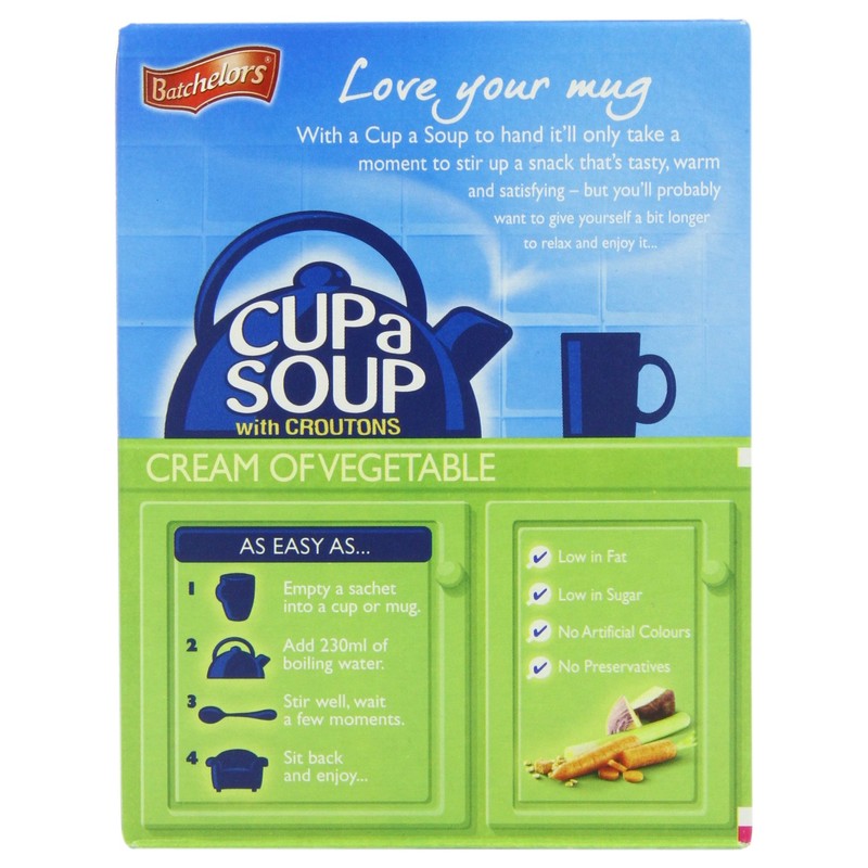 Batchelors Cup a Soup Cream of Vegetable