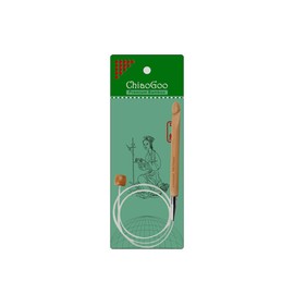 kA Bamboo Crochet Hook Tunisian Flexible 5.50 mm 80 cm