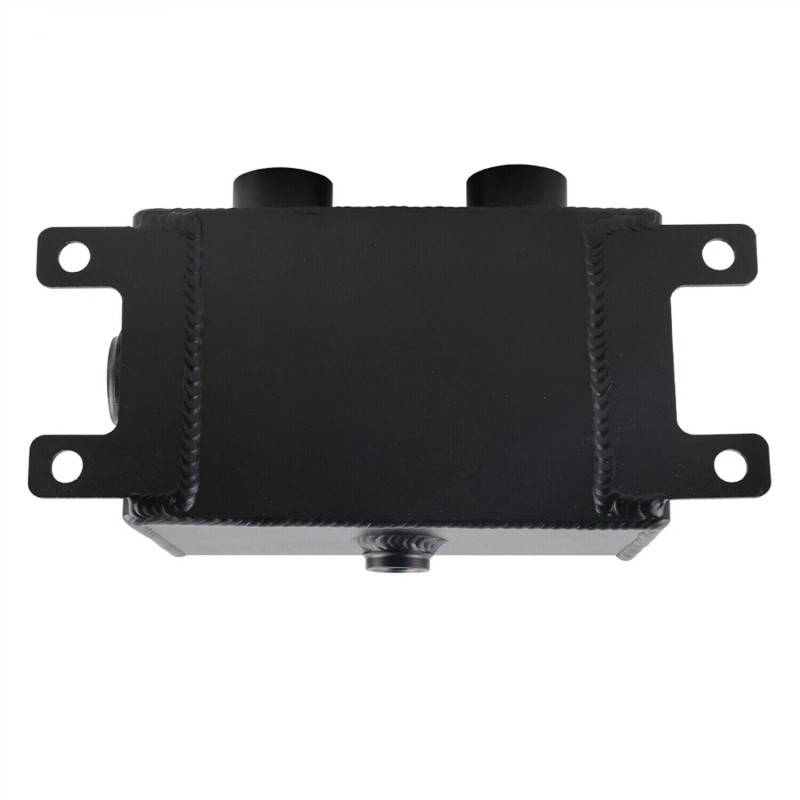VEHITO 10AN 2 Port Dual Breather Filter Baffled Oil Catch