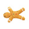 PRETYZOOM Rope Dog Toy Christmas Chew Toy Gingerbread Man Bite
