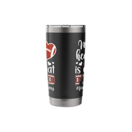 On That Field Football Nanny Of A Football Player Nanny Stainless Steel Insulated Tumbler