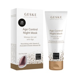 GESKE Age Control Night Mask | Verwendung mit der Sonic Warm & Cool Mask | Gesichtsmaske mit Avocadoöl, Vitamin A & E | Straffende & feuchtigkeitsspendende Formel | Für reife Haut
