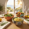Boho Bowl Set of 6, 28 oz Colorful Ceramic Soup