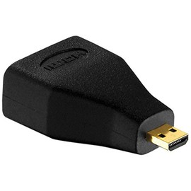 PureLink PureInstall PI080 Micro HDMI-D Male to HDMI-A Female Adapter Resolutions up to UltraHD / 4K / 2160p