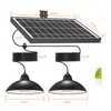 Lightonight Solar Pendant Lights IP65 Weatherproof Dusk to Dawn Solar