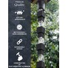 Monarch Rain Chains AluminumMulti Cube Rain Chain, 8.5 Ft Black