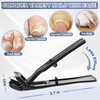 Toenail Clippers for Thick Toenails, Very Sharp Angled Head Large