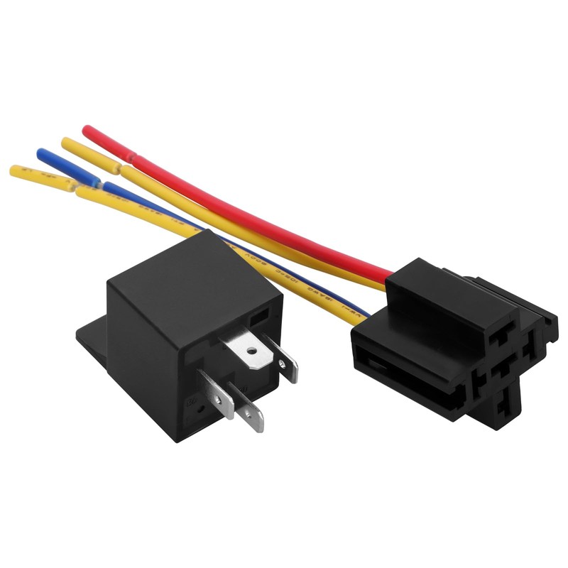 Weasch 6 Pack JD1912 Car Relay Kit, 12V 40A, SPST
