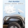 Fender Clips for Jeep Gladiator & Wrangler, 45-Piece Set