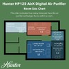Hunter HP125 AirX EcoSilver HEPA Digital Air Purifier for Small