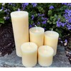 Beeswax Pillar Candles/Handcrafted with 100% Pure Natural Beeswax / 5