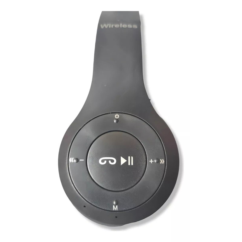 Maíz Audifonos Bluetooth Diadema Inalambricos Radio Manos Libres Color Negro