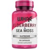 Wixar Naturals Elderberry and Sea Moss Supreme Capsules - Natural
