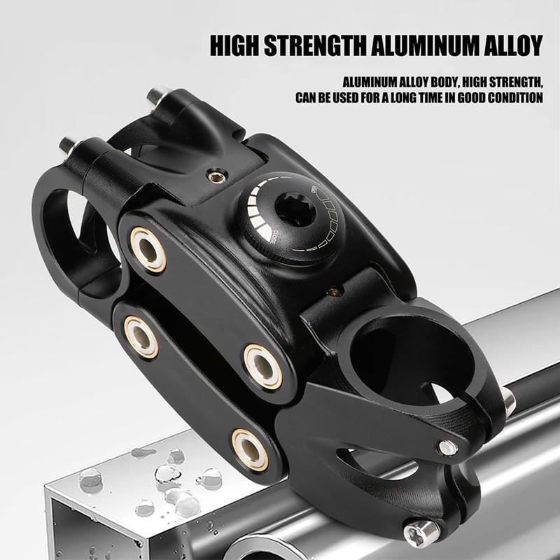 Gaderth Suspension Stem, 7 Degree 45mm Height Rise Adjustable Bicycle