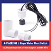 Dusledel 4 Pack SS2 L Shape Water Float Switch AC