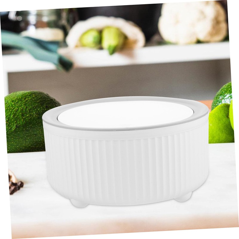 Levemolo Desktop Trash Can Simple Press Garbage Storage Bin for