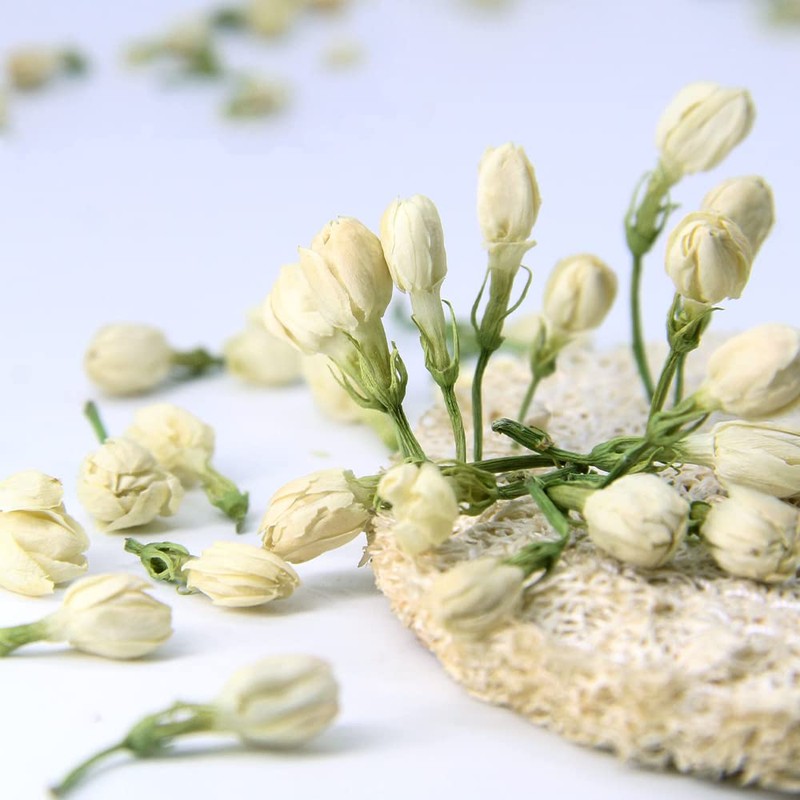 LWXLJMJZC-Jasmine Flower Tea -Dried Jasmine Flavor Tea -Herbal Blooming Tea