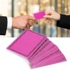 100Pcs Portable Aluminum Plate Metal Laser Engraving Blank Business Card