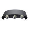 Outdoor LED Wall Lights 6 LEDs Patch Light Source Aluminum