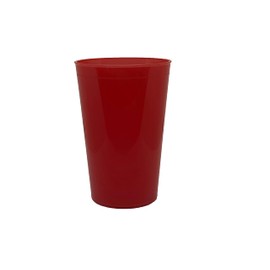 Eco-gobelets Drinking Cups 25 cl Red Translucent Pack of 100