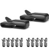CooBigo 1-1/2" Plastic Webbing Ending Clip, 20 Pack Tactical Molle