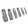 6Pcs NPT Pipe Tap Set Thread HSS for Plumber Industrial
