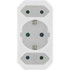 Kopp 177602009 European and Earthing Contact Adapter, White